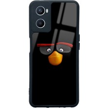 Spoyi Oppo A96 Black     Tasarımlı Glossy Telefon Kılıfı