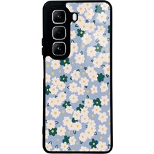 Spoyi Infinix Hot 50 Daisy Pattern Tasarımlı Glossy Telefon Kılıfı