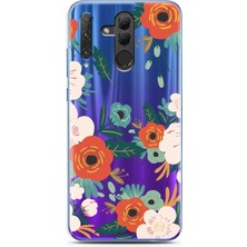 Spoyi Honor 20 Lite Art Açelya Tasarımlı Süper Şeffaf Telefon Kılıfı