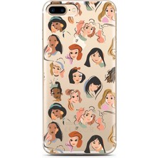 Spoyi Iphone 8 Plus Disney Girls Tasarımlı Süper Şeffaf Telefon Kılıfı