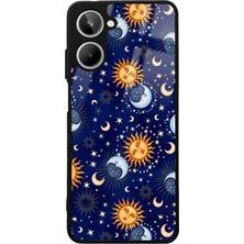 Spoyi Oppo Realme 10 Ay Güneş Pijama Tasarımlı Glossy Telefon Kılıfı