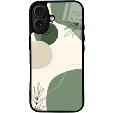 Spoyi iPhone 16 Modern Pastoral Tasarımlı Glossy Telefon Kılıfı