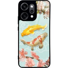 Spoyi Oppo Reno 14 Pro Koi Balığı Tasarımlı Glossy Telefon Kılıfı
