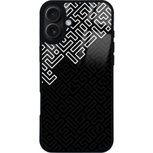 Spoyi iPhone 16 Plus Cipher Path Tasarımlı Glossy Telefon Kılıfı