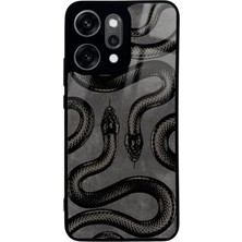 Spoyi Oppo Reno 14 Pro Snake Tasarımlı Glossy Telefon Kılıfı