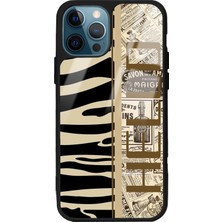 Spoyi Iphone 11 Pro Zebra Gazete Tasarımlı Glossy Telefon Kılıfı