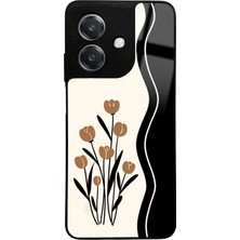 Spoyi Oppo A3 Çiçek Motif Tasarımlı Glossy Telefon Kılıfı