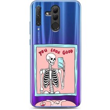 Spoyi Honor 20 Lite Look Good Tasarımlı Süper Şeffaf Telefon Kılıfı