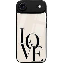 Spoyi iPhone 17 Air Love Tasarımlı Glossy Telefon Kılıfı