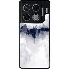 Spoyi Infinix Gt 20 Pro Beyaz Batman Tasarımlı Glossy Telefon Kılıfı