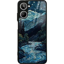 Spoyi Oppo Realme 10 Night Tasarımlı Glossy Telefon Kılıfı