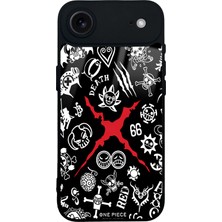 Spoyi iPhone 17 Air x Red Tasarımlı Glossy Telefon Kılıfı