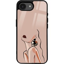 Spoyi iPhone 16E Silüet Tasarımlı Glossy Telefon Kılıfı