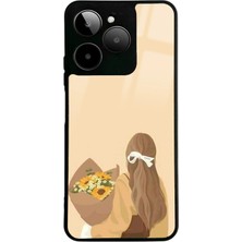 Spoyi Gm Era 30 Çiçekli Kız Tasarımlı Glossy Telefon Kılıfı