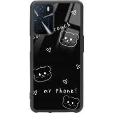Spoyi Oppo A16 Don't Touch Tasarımlı Glossy Telefon Kılıfı