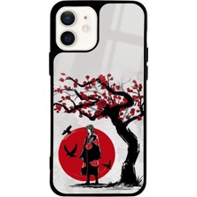 Spoyi iPhone 12 Yaşam Ağacı Tasarımlı Glossy Telefon Kılıfı