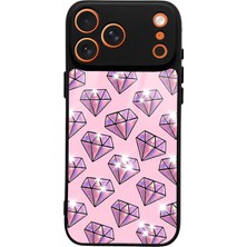 Spoyi iPhone 17 Pro Max Diamond Tasarımlı Glossy Telefon Kılıfı