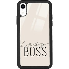 Spoyi iPhone Xr Lady Boss Tasarımlı Glossy Telefon Kılıfı