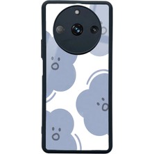 Spoyi Oppo Realme 11 Pro Cloud Face Tasarımlı Glossy Telefon Kılıfı