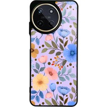 Spoyi Oppo Realme 11 Çiçek Bahçesi Tasarımlı Glossy Telefon Kılıfı
