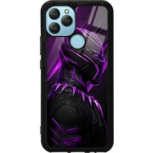 Spoyi Gm 21 Black Panter Tasarımlı Glossy Telefon Kılıfı