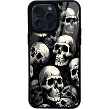 Spoyi iPhone 14 Pro Max Kuru Kafa Tasarımlı Glossy Telefon Kılıfı