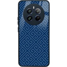 Spoyi Oppo Realme 12 Blue Motif Tasarımlı Glossy Telefon Kılıfı