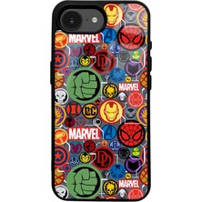 Spoyi iPhone 16E Marvel Face Tasarımlı Glossy Telefon Kılıfı