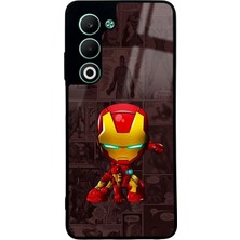 Spoyi Oppo A5 5g Iron Man Tasarımlı Glossy Telefon Kılıfı