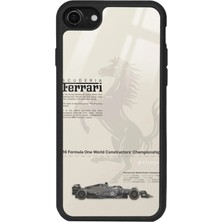 Spoyi iPhone 7 - 8 - Se Ferrari Tasarımlı Glossy Telefon Kılıfı