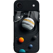 Spoyi iPhone 17 Air Planet Fold Tasarımlı Glossy Telefon Kılıfı