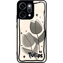 Spoyi Oppo Reno 14 Pro Tulips Tasarımlı Glossy Telefon Kılıfı