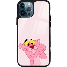 Spoyi iPhone 11 Pro Max Pink Panter Tasarımlı Glossy Telefon Kılıfı