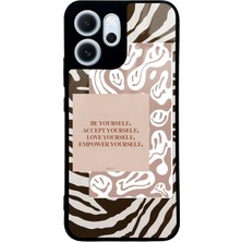 Spoyi Oppo Reno 14F Emoji Zebra Tasarımlı Glossy Telefon Kılıfı