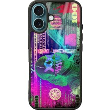 Spoyi iPhone 16 Joker Dolars Tasarımlı Glossy Telefon Kılıfı