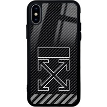 Spoyi iPhone x - Xs White Tasarımlı Glossy Telefon Kılıfı