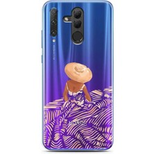 Spoyi Honor 20 Lite Skirt Tasarımlı Süper Şeffaf Telefon Kılıfı