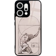 Spoyi Oppo Reno 14 Heykel Tasarımlı Glossy Telefon Kılıfı