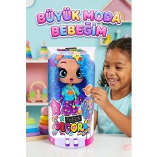 Farbu Oyuncak Fashion Decora Girlz Moda Bebeği 28 cm - Bükülebilir Eklemli Oyuncak Bebek - Çıkartma Seti