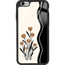 Spoyi iPhone 6s Çiçek Motif Tasarımlı Glossy Telefon Kılıfı
