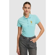 U.S. Polo Assn. Kadın Aqua Basic Tişört 50300883-VR007