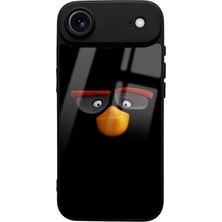 Spoyi iPhone 17 Air Black Tasarımlı Glossy Telefon Kılıfı