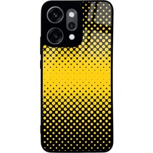Spoyi Oppo Reno 14 Pro Sarı Karbon Tasarımlı Glossy Telefon Kılıfı