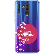 Spoyi Honor 20 Lite Sakura Today Tasarımlı Süper Şeffaf Telefon Kılıfı