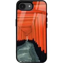 Spoyi iPhone 16E   Pastel Pencereler Tasarımlı Glossy Telefon Kılıfı