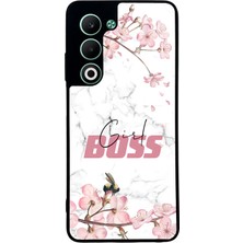 Spoyi Oppo A5 5g Sakura Girl Boss Tasarımlı Glossy Telefon Kılıfı