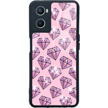 Spoyi Oppo A96 Diamond Tasarımlı Glossy Telefon Kılıfı