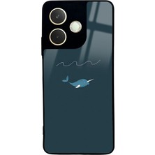 Spoyi Oppo A5 Pro Doodle Fish Tasarımlı Glossy Telefon Kılıfı