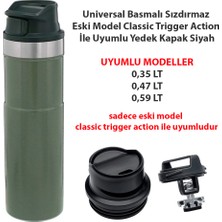Universal Basmalı Sızdırmaz Classic Trigger Action Termoslar Ile Uyumlu Yedek Kapak
