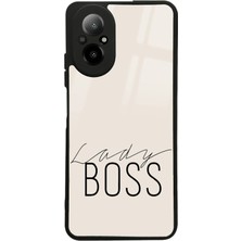 Spoyi Oppo Realme 12 Lite Lady Boss Tasarımlı Glossy Telefon Kılıfı